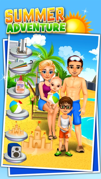 Family Salon Dress-Up Kids Games (Girl & Boy) screenshot 1