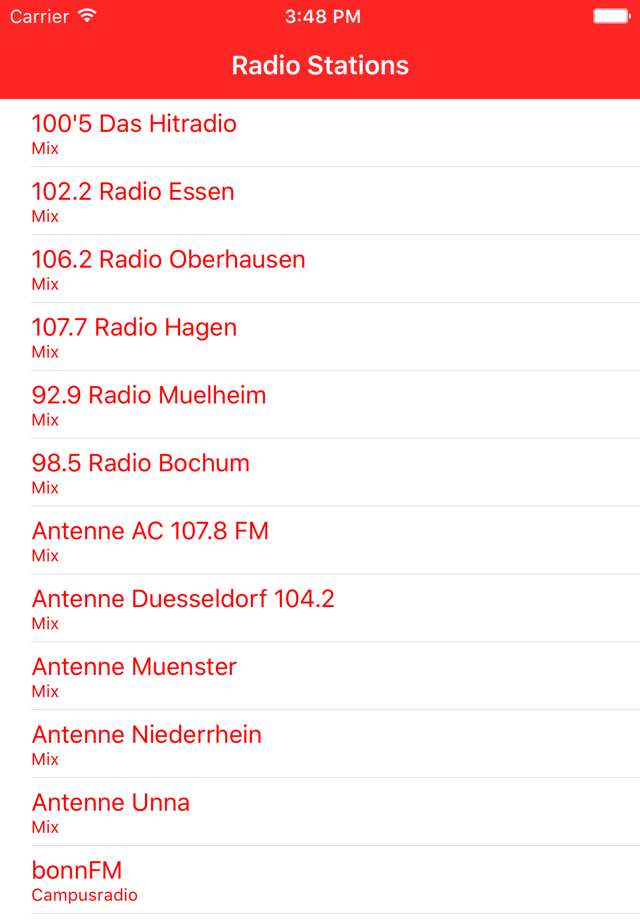 Radio Nordrhein-Westfalen FM - Live online Musik Stream von deutschen Radiosender hören