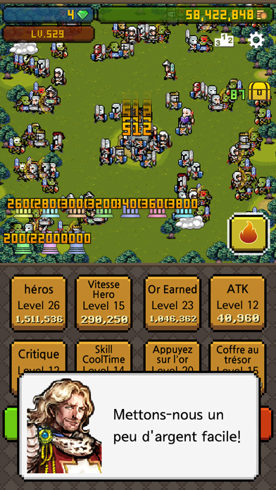 Screenshot #1 pour Work hard Hero