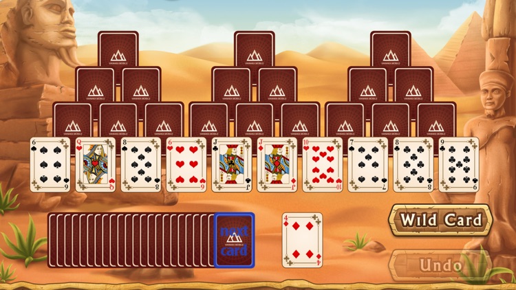 Solitraire Egypt Sphinx - Pyramid Cards Game