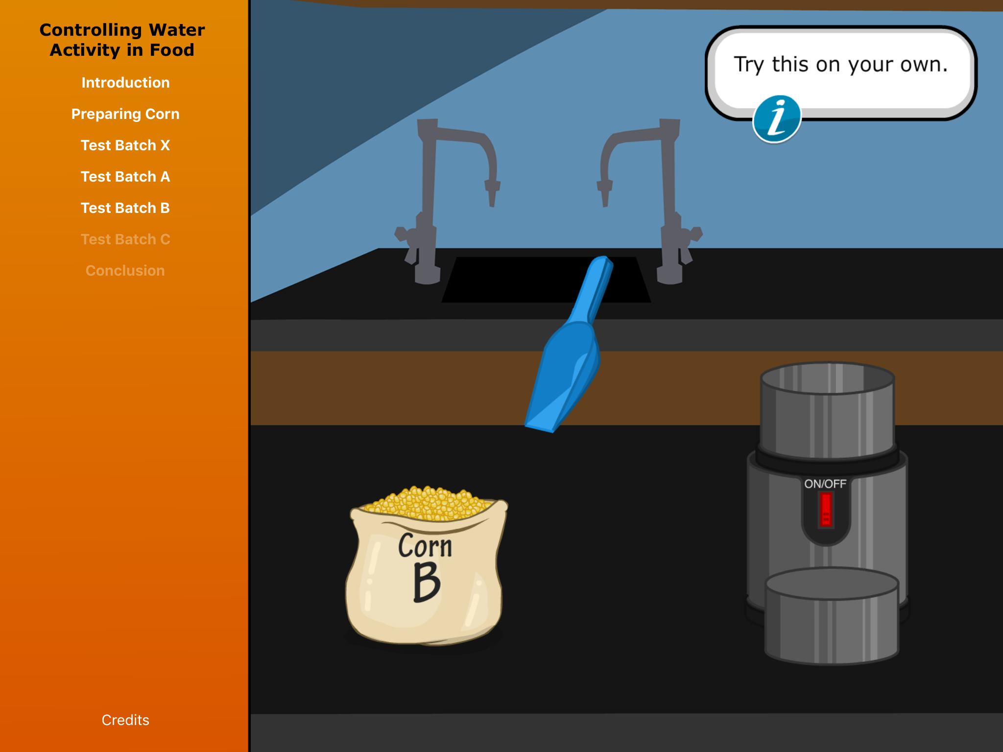 Virtual Labs: Controlling Water Activity in Food screenshot 5