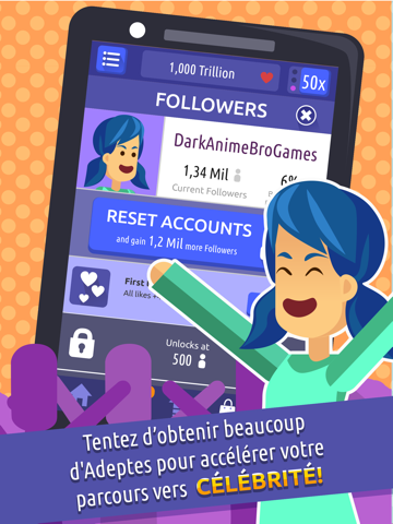 Screenshot #6 pour So Social - Jeu Clicker de la Célébrité d'Internet