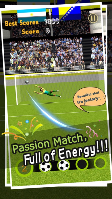 Screenshot #1 pour Objectifs du Monde 2016-Football Free Kick Jeux de football