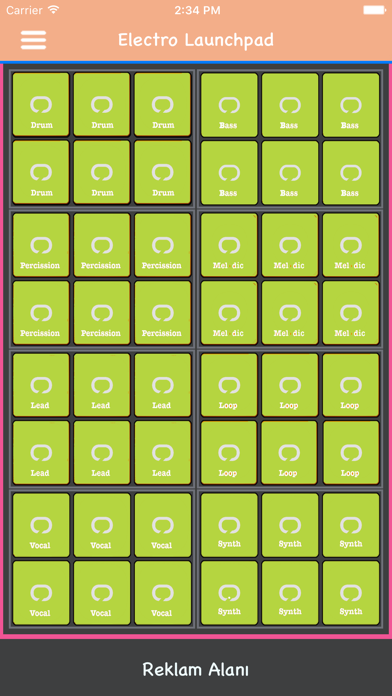Screenshot #1 pour Pad dj Electro tambour