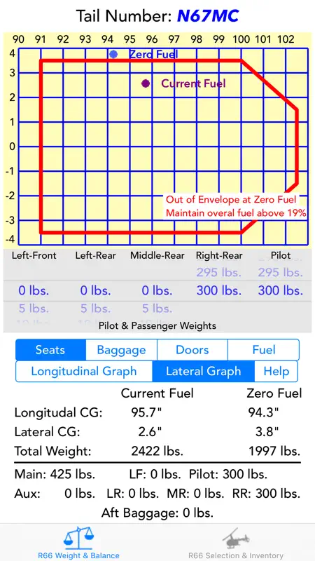 R66 Weight & Balance screenshot 3 of 5