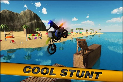 Crazy Beach Bike Stunts Sim screenshot 4