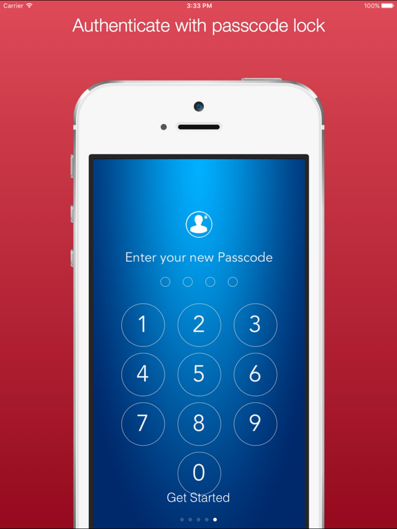 Screenshot #6 pour Social Lock - For Social Network & Online Dating ( RED ) version
