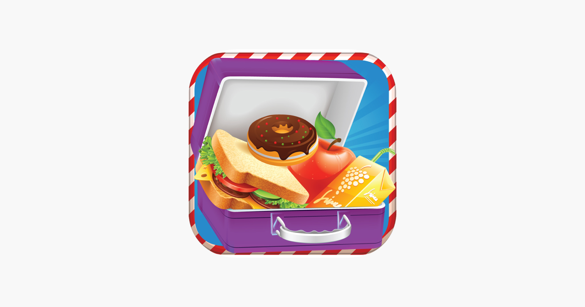 Kids school lunch maker – A school food & lunch box cooking game for