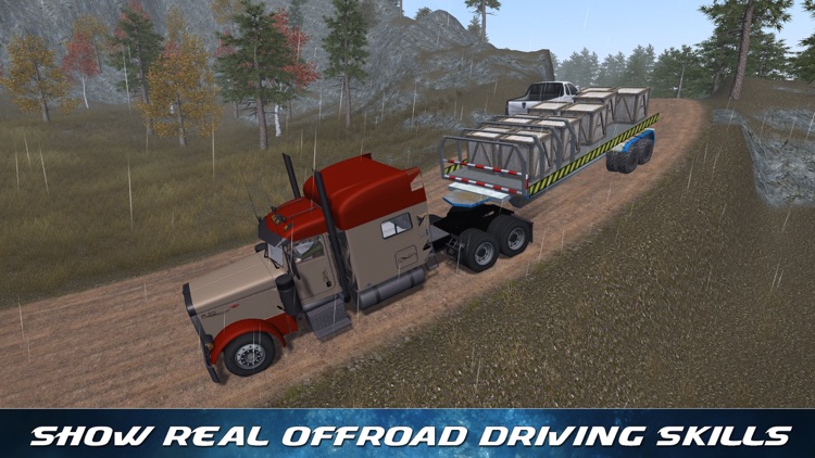 Off Road Trailer Truck Driver
