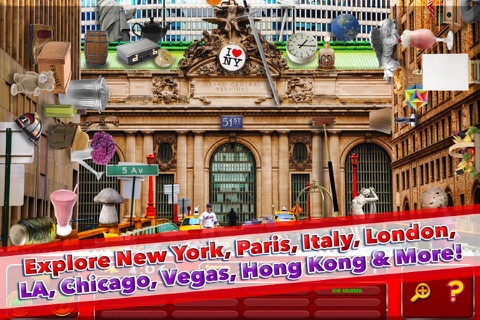 Famous Cities Hidden Object – World Travel to New York, Paris, London & Pic Puzzle Spot Differences Objects Game screenshot 2