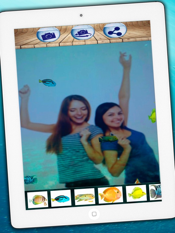 3D animated aquarium - moving fish tank and live wallpaper iPad screenshot 5 - Photo & Video app