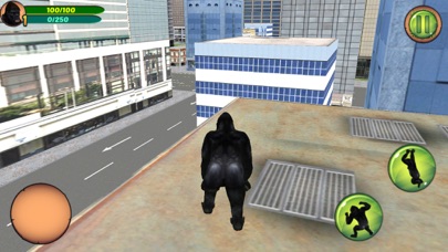 Screenshot #2 pour Real Gorilla vs Zombies - City