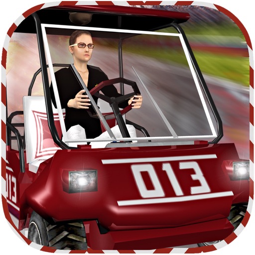 Golf Cart Race Icon