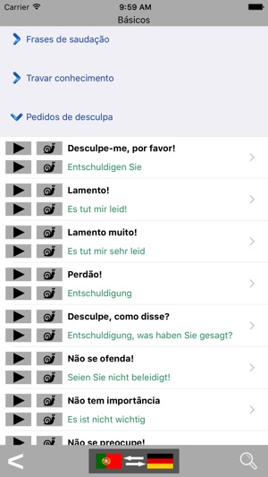 Portuguese / German Talking Phrasebook Translator Dictionary(圖2)-速報App