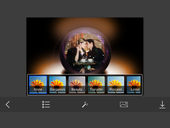 Crystal Ball Photo Frames - Make awesome photo using beautiful photo frames iPad screenshot 4 - Photo & Video app