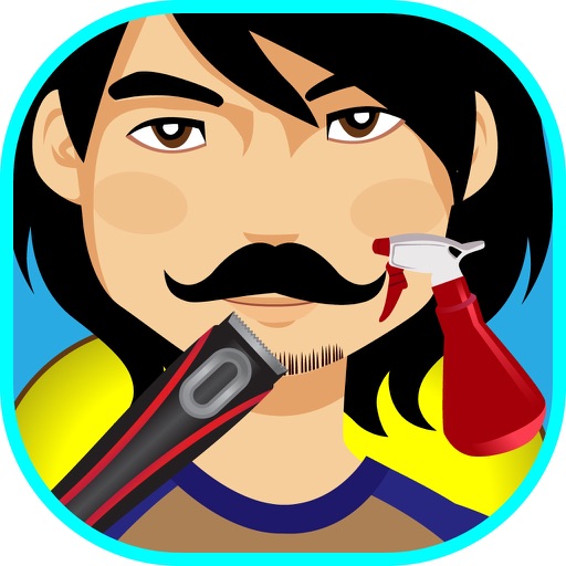 Mustaches & Beard salon - A hairy geek shave salon & barber shop game icon
