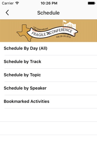 NFXF International Fragile X Conferences screenshot 4