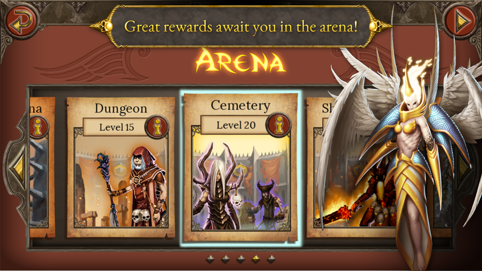 #4. Devils & Demons - Arena Wars Premium (iOS) โดย: HandyGames