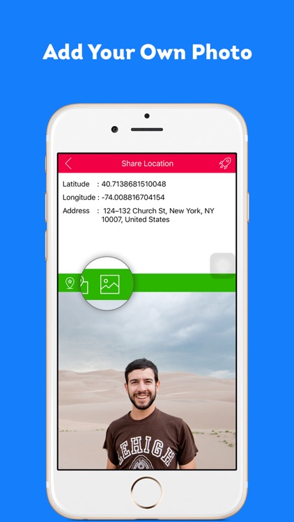 Fake GPS Current Location with Selfie Photo