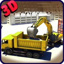 excavatrice simulateur 3d - conduire lourde grue de construction d'un jeu de simulation de stationnement réel