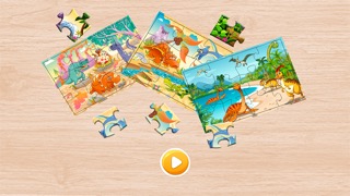 子供のための恐竜のパズル - 幼児と就学前の学習ゲーム用ディノジグソーパズルゲーム無料のおすすめ画像1