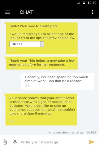 mySPARK - your well-being app screenshot 4