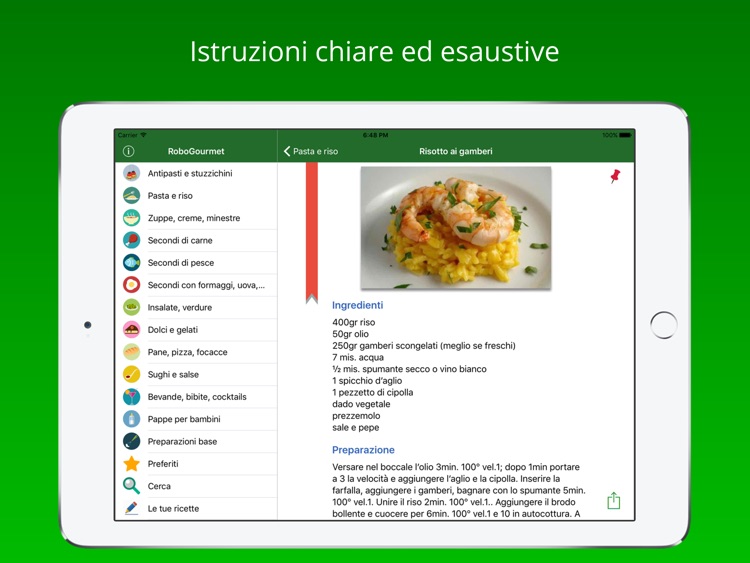 RoboGourmet: Ricette Bimby per iPad