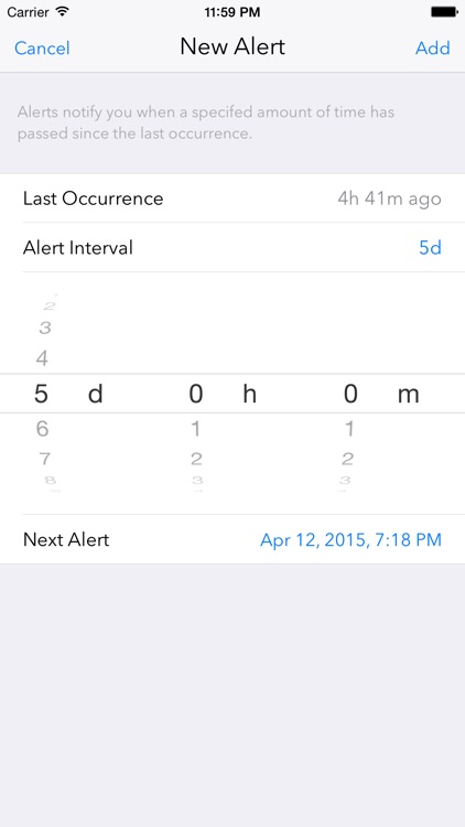 Hindsight - Time Interval & History Tracker