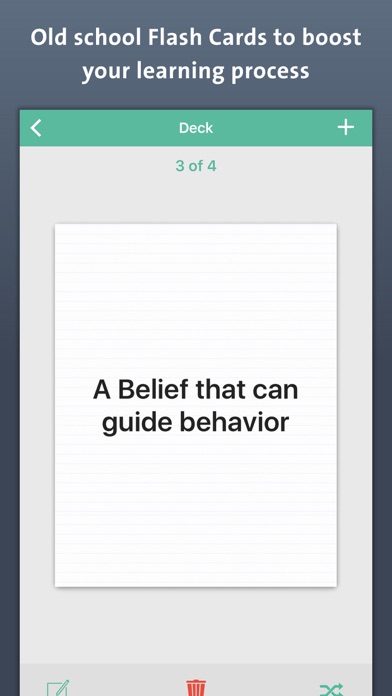 Screenshot #1 pour Simple Flashcards | Motivates you to study & learn in an enjoyable way