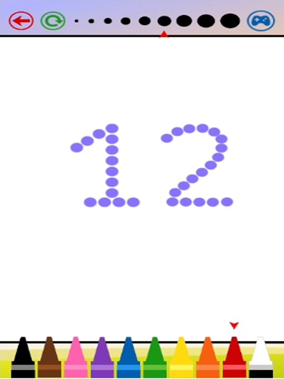 write abc and number for kids iPad screenshot