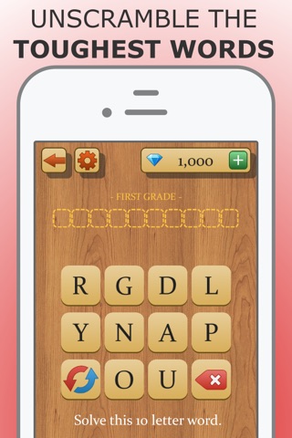 Impossible Words - Toughest Word Unscrambling Puzzle Game for Brain Training screenshot 4