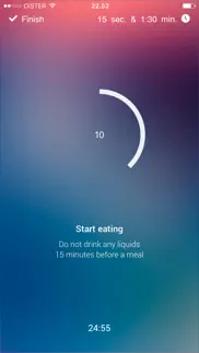 bariatric meal timer iphone capturas de pantalla 2