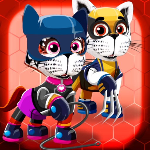 Super Hero Cat and Dog Guards Creator - Go Dress Up Superhero Pet Games for Free icon