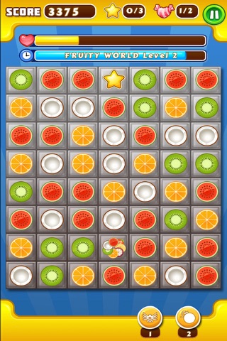 Fruity Word Mission Match 3 screenshot 2