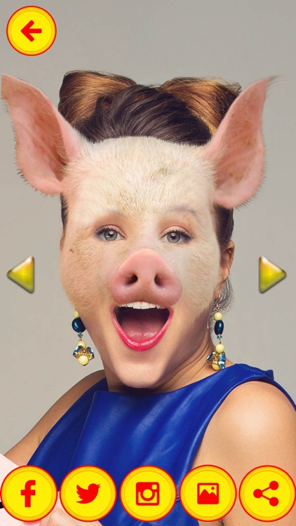 Pig Face Photo Stickers – Funny Face Changer and Animal Head Picture Montage Maker screenshot-4