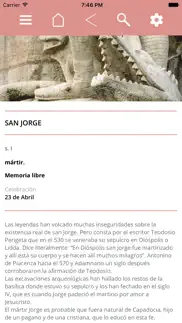 el santoral iphone capturas de pantalla 2