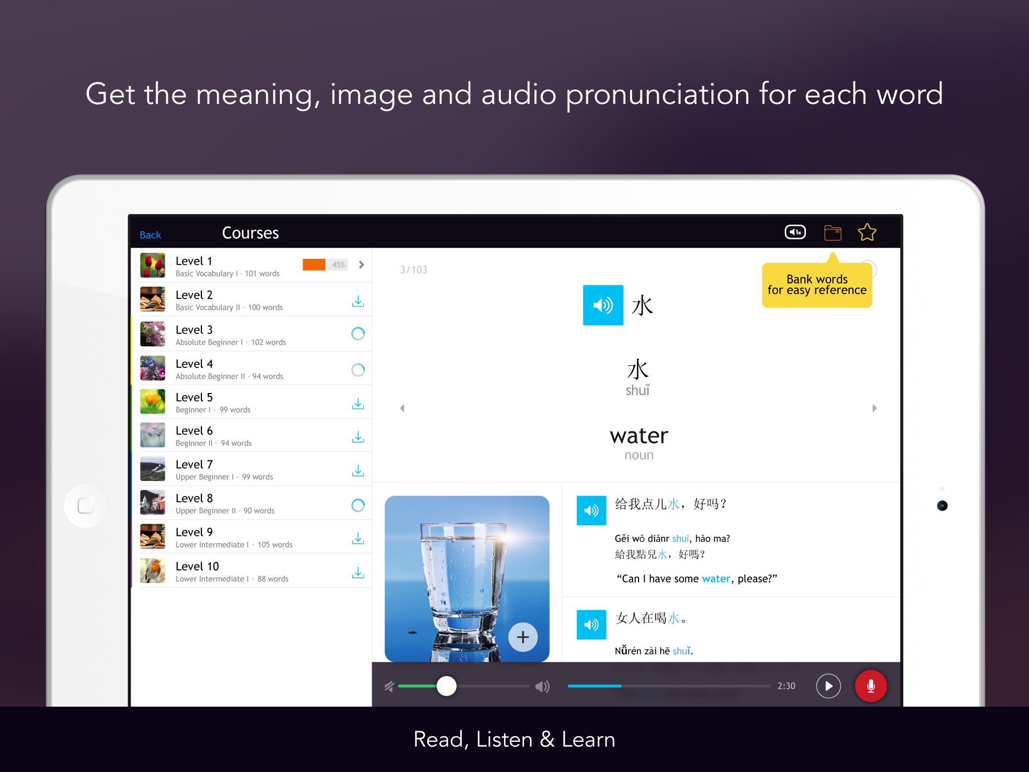 Learn Traditional Chinese - Free WordPower screenshot 7