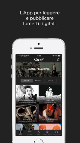 Game screenshot Novel Comix apk