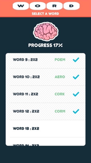 Word Search : WordSort 2x2 Free(圖5)-速報App