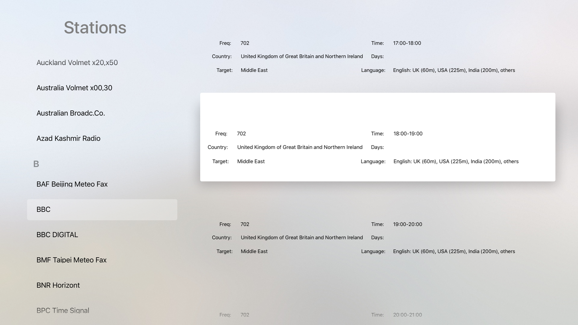 SWListener - radio scanner