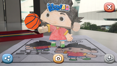 Screenshot #2 pour iLandAR - 畫畫冒險島