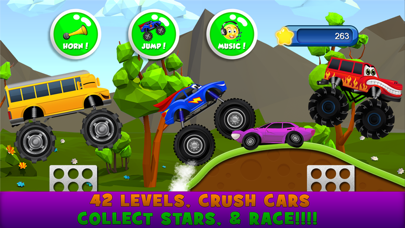 How to cancel & delete Monster Trucks Kids Racing Game from iphone & ipad 4