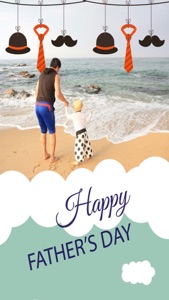 Father's Day Photo Frame Free screenshot #1 for iPhone