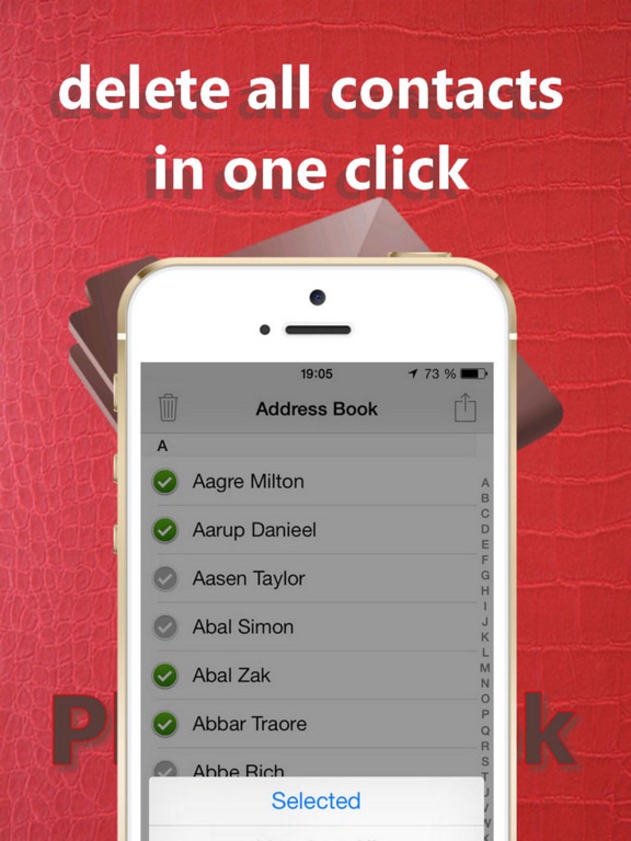 Screenshot #4 pour Address Cleaner du livre et Duplicate Remover