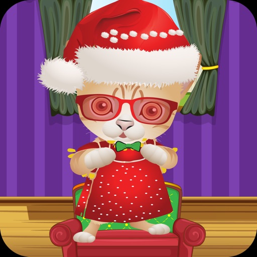 Cute Kitty Salon - Crazy little pet wash, dressup and cat makeover spa salon game icon