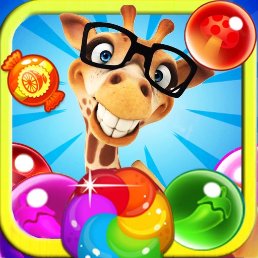 Pop Giraffe Bubble - Jelly Mania Match 3 Icon