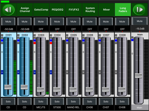 LIVE 16XL iPad screenshot