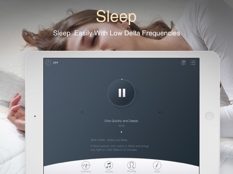 Brainwaves for Business Elite – Focus more on work and studying with brainwave entrainment iPad screenshot 5 - Business app