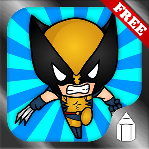 How To Draw Superheroes Edition Free icon