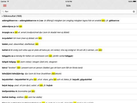 Screenshot #6 pour Lulesamisk-svensk ordbok